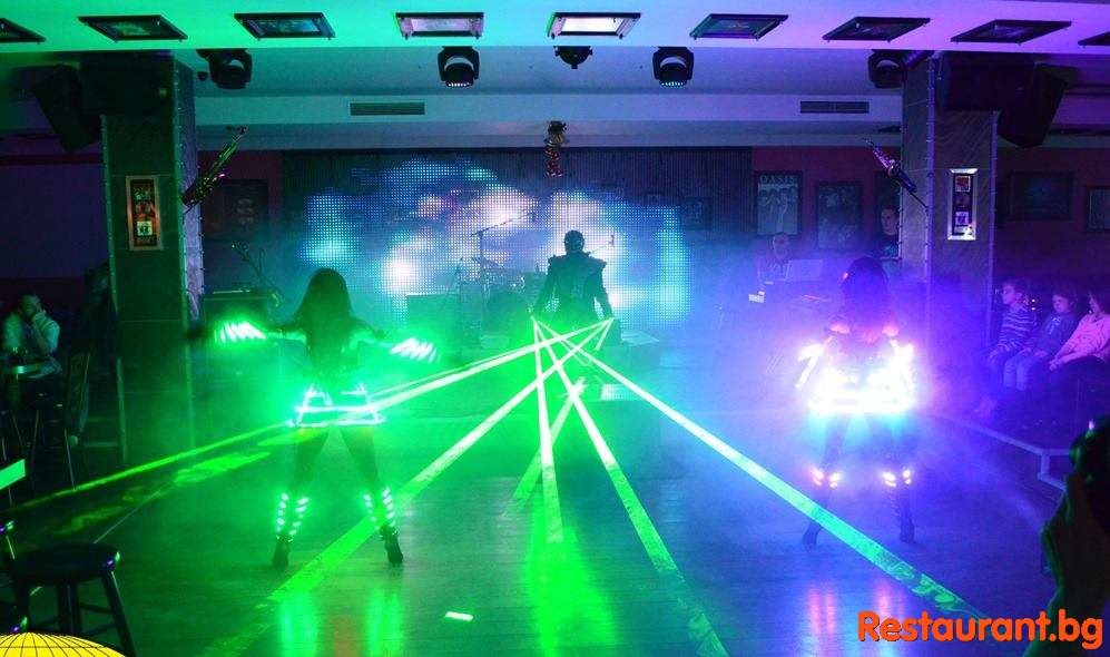 ANDROMEGA Laser Robot Show