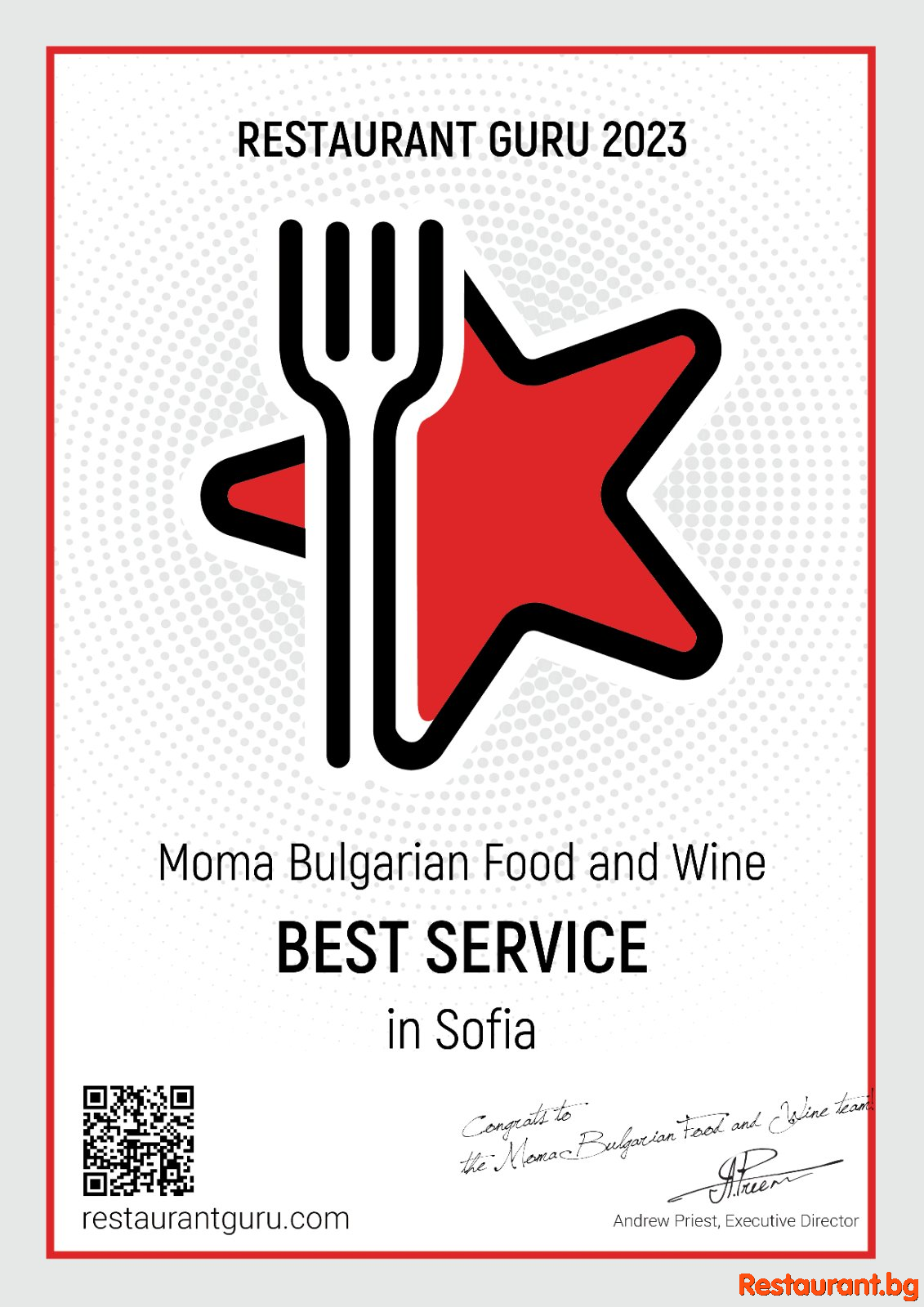 BEST SERVICE by Restaurant Guru