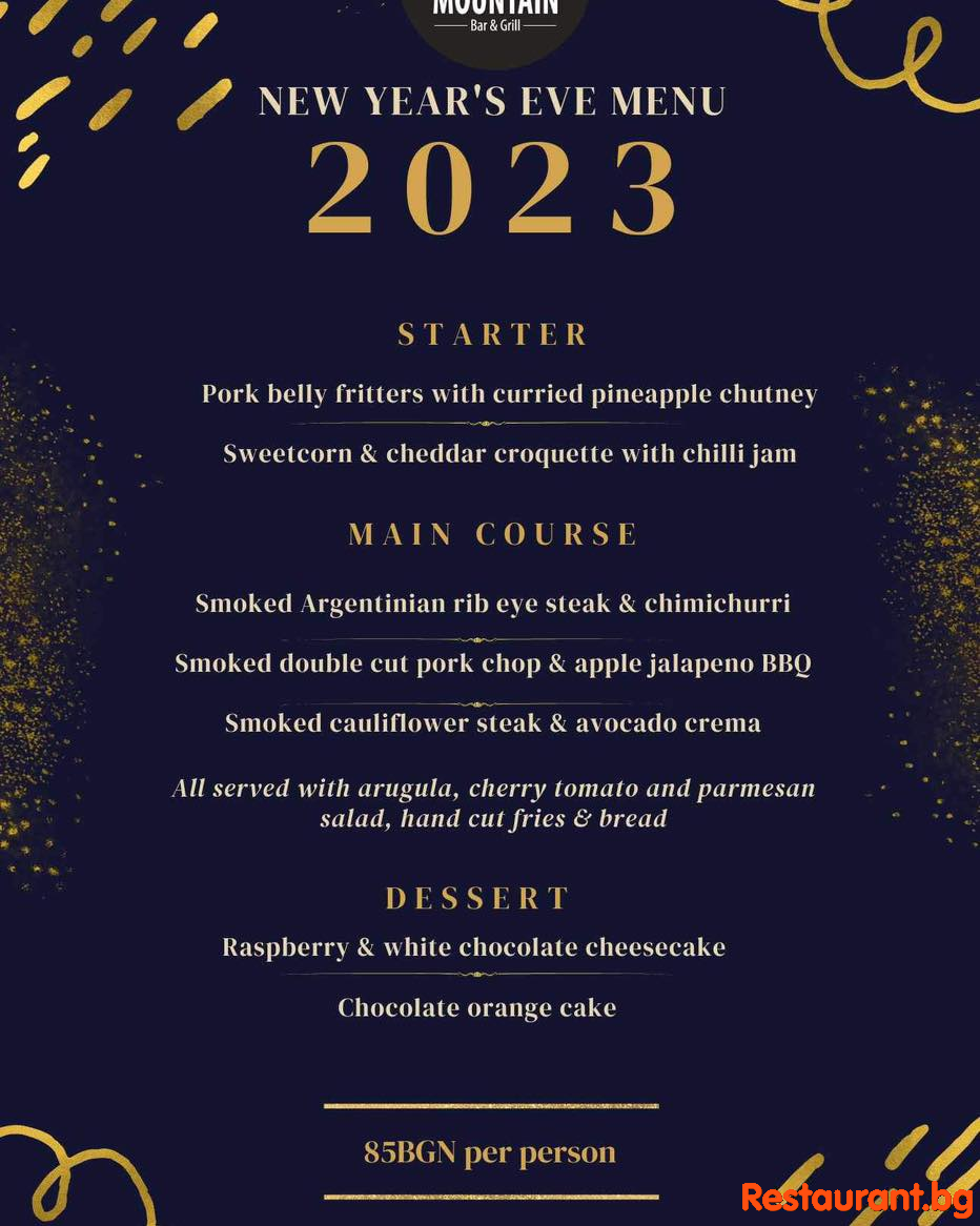 New Years Eve 2024 at SMOKEY MOUNTAIN Bansko