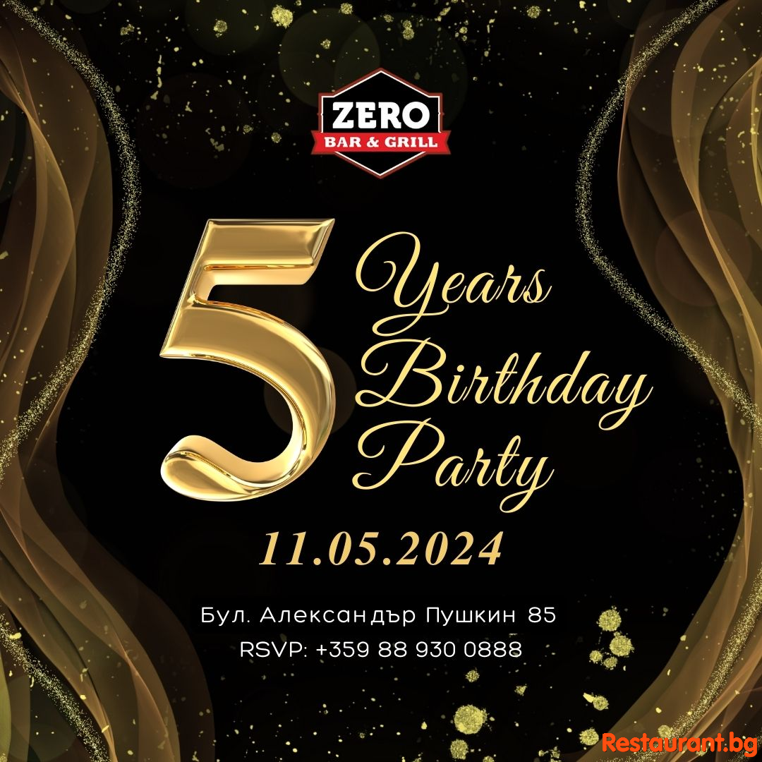 ZERO 5. Birthday !