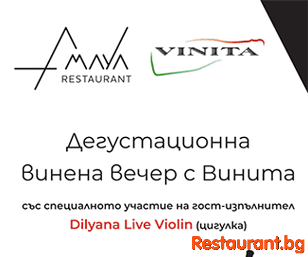 Дегустационна винена вечер с ВИНИТА !