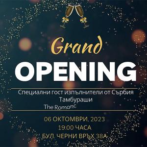 Grand opening !