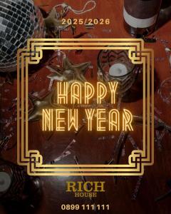 Посрещнете Нова година 2026 в Ресторант Rich House София !