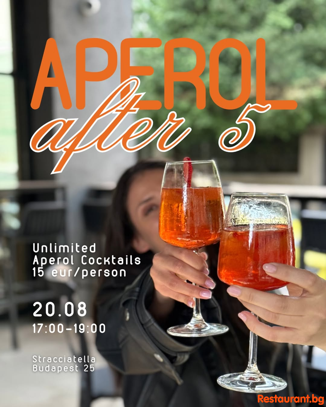 Stracciatella - Unlimited Aperol Cocktails !